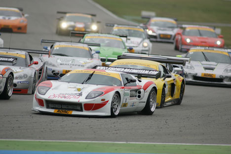 På Lausitz håber Christoffer Nygaard at kunne udnytte vejgrebet i den lave Ford GT.